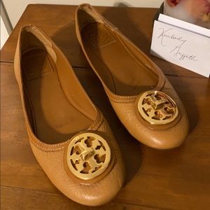 Tory Burch tan flats